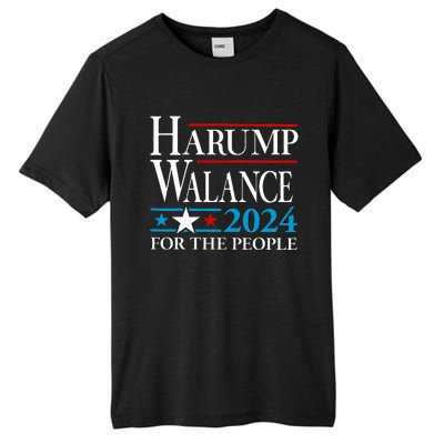 Harump Wallace 2024 Harris Trump Walz Vance Tall Fusion ChromaSoft Performance T-Shirt