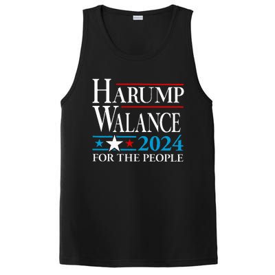 Harump Wallace 2024 Harris Trump Walz Vance PosiCharge Competitor Tank