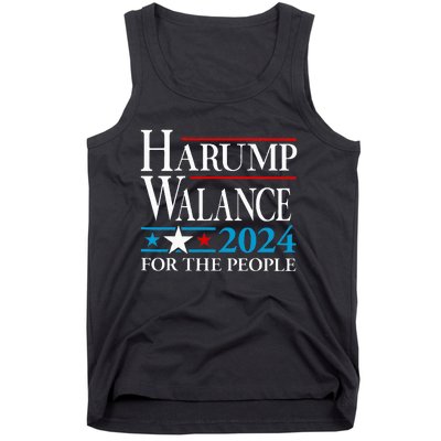 Harump Wallace 2024 Harris Trump Walz Vance Tank Top