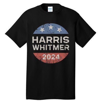 Harris Whitmer 2024 Vintage Button Tall T-Shirt