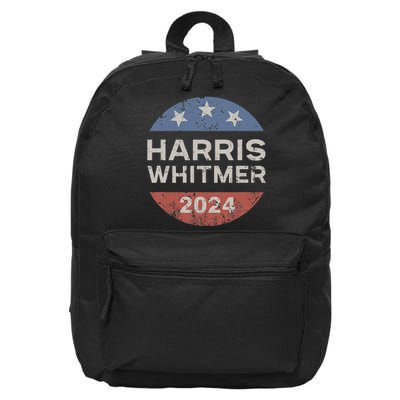 Harris Whitmer 2024 Vintage Button 16 in Basic Backpack