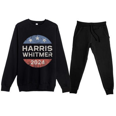 Harris Whitmer 2024 Vintage Button Premium Crewneck Sweatsuit Set