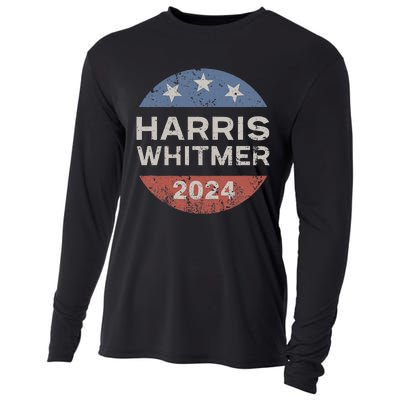 Harris Whitmer 2024 Vintage Button Cooling Performance Long Sleeve Crew