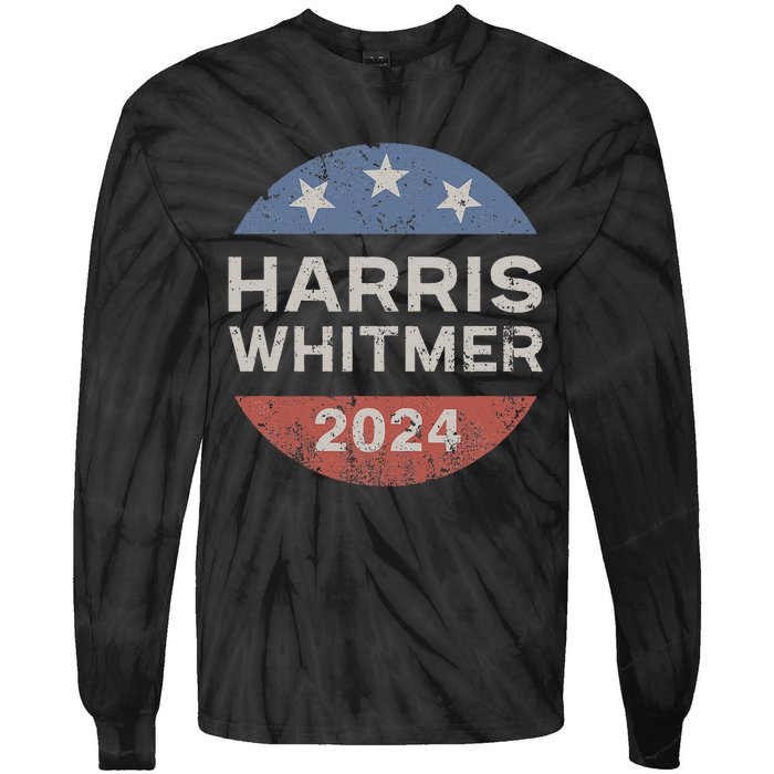 Harris Whitmer 2024 Vintage Button Tie-Dye Long Sleeve Shirt