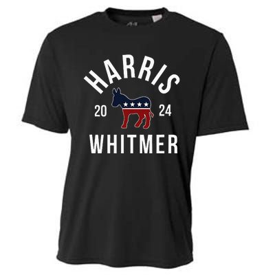 Harris Whitmer 2024 Vote Kamala Harris Gretchen Whitmer 24 Cooling Performance Crew T-Shirt