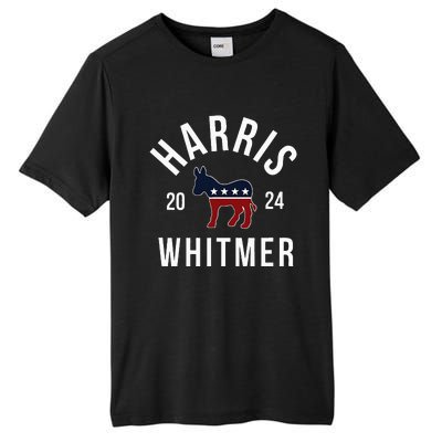 Harris Whitmer 2024 Vote Kamala Harris Gretchen Whitmer 24 Tall Fusion ChromaSoft Performance T-Shirt