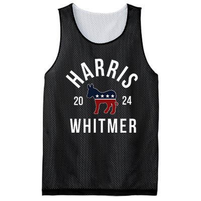 Harris Whitmer 2024 Vote Kamala Harris Gretchen Whitmer 24 Mesh Reversible Basketball Jersey Tank