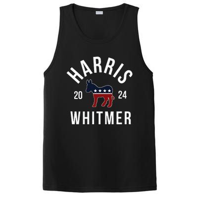 Harris Whitmer 2024 Vote Kamala Harris Gretchen Whitmer 24 PosiCharge Competitor Tank