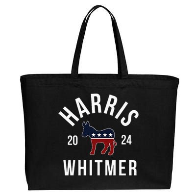 Harris Whitmer 2024 Vote Kamala Harris Gretchen Whitmer 24 Cotton Canvas Jumbo Tote