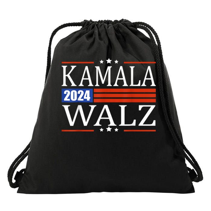 Harris Waltz 2024 Kamala Harris Tim Waltz 2024 Drawstring Bag