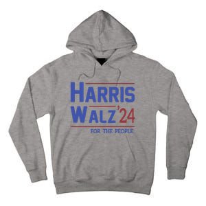 Harris Walz 2024 President American Flag Kamala Harris Waltz Tall Hoodie