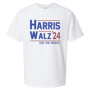 Harris Walz 2024 President American Flag Kamala Harris Waltz Sueded Cloud Jersey T-Shirt