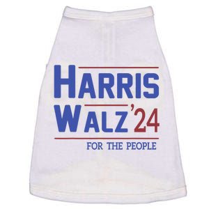 Harris Walz 2024 President American Flag Kamala Harris Waltz Doggie Tank