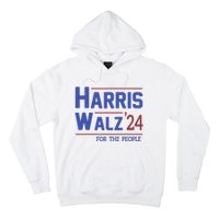 Harris Walz 2024 President American Flag Kamala Harris Waltz Hoodie