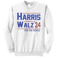 Harris Walz 2024 President American Flag Kamala Harris Waltz Sweatshirt