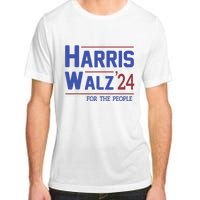 Harris Walz 2024 President American Flag Kamala Harris Waltz Adult ChromaSoft Performance T-Shirt