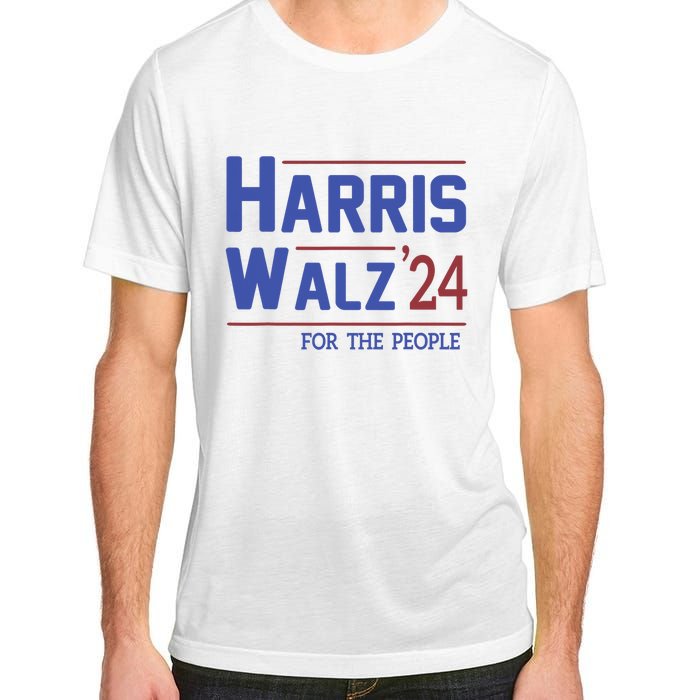 Harris Walz 2024 President American Flag Kamala Harris Waltz Adult ChromaSoft Performance T-Shirt