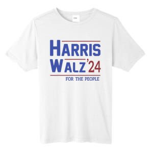 Harris Walz 2024 President American Flag Kamala Harris Waltz Tall Fusion ChromaSoft Performance T-Shirt