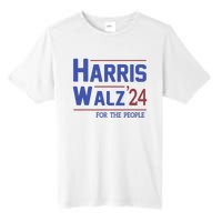 Harris Walz 2024 President American Flag Kamala Harris Waltz Tall Fusion ChromaSoft Performance T-Shirt