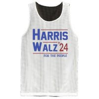 Harris Walz 2024 President American Flag Kamala Harris Waltz Mesh Reversible Basketball Jersey Tank