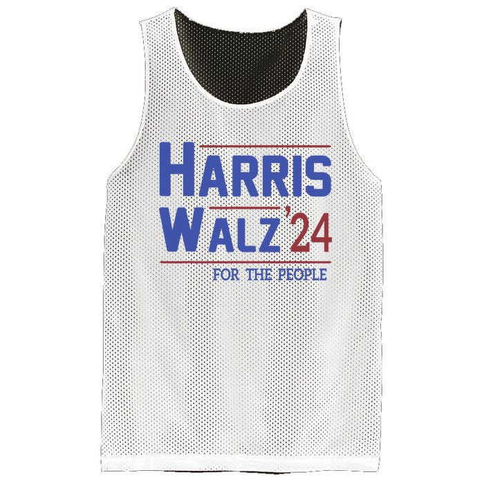 Harris Walz 2024 President American Flag Kamala Harris Waltz Mesh Reversible Basketball Jersey Tank