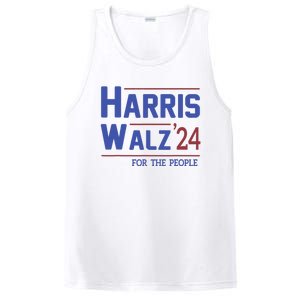 Harris Walz 2024 President American Flag Kamala Harris Waltz PosiCharge Competitor Tank