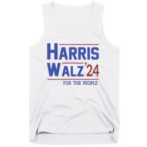 Harris Walz 2024 President American Flag Kamala Harris Waltz Tank Top