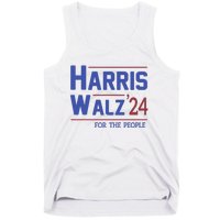 Harris Walz 2024 President American Flag Kamala Harris Waltz Tank Top