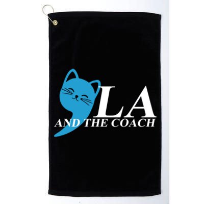 Harris Walz 2024 Comma La And The Coach Gift Platinum Collection Golf Towel