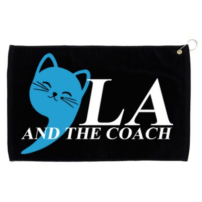 Harris Walz 2024 Comma La And The Coach Gift Grommeted Golf Towel