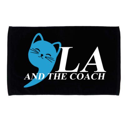 Harris Walz 2024 Comma La And The Coach Gift Microfiber Hand Towel