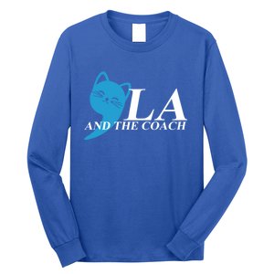 Harris Walz 2024 Comma La And The Coach Gift Long Sleeve Shirt