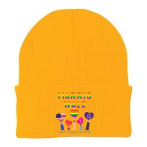 Harris Waltz 2024 Unity Over Division Kamala Harris Tim Walz Knit Cap Winter Beanie