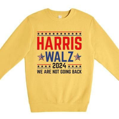 Harris Waltz 2024 Kamala Tim Election Campaign Art Premium Crewneck Sweatshirt