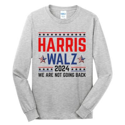 Harris Waltz 2024 Kamala Tim Election Campaign Art Tall Long Sleeve T-Shirt