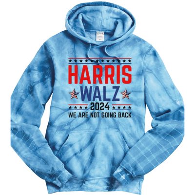 Harris Waltz 2024 Kamala Tim Election Campaign Art Tie Dye Hoodie