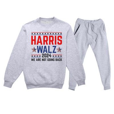 Harris Waltz 2024 Kamala Tim Election Campaign Art Premium Crewneck Sweatsuit Set