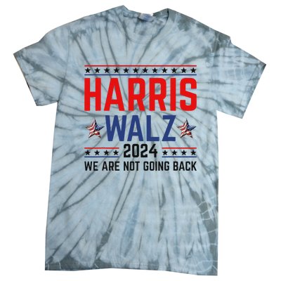 Harris Waltz 2024 Kamala Tim Election Campaign Art Tie-Dye T-Shirt