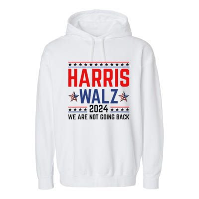 Harris Waltz 2024 Kamala Tim Election Campaign Art Garment-Dyed Fleece Hoodie