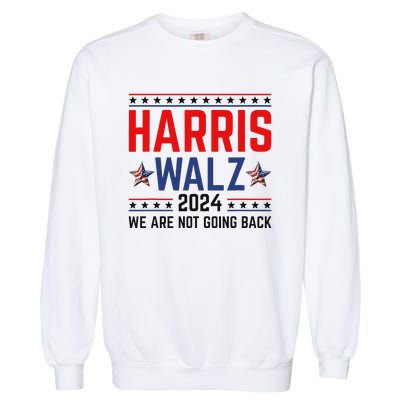 Harris Waltz 2024 Kamala Tim Election Campaign Art Garment-Dyed Sweatshirt