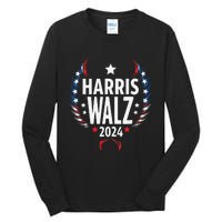 Harris Walz 2024 Kamala Harris Tom Walz Usa Tall Long Sleeve T-Shirt