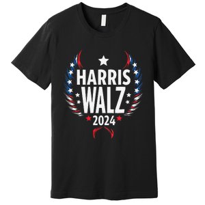 Harris Walz 2024 Kamala Harris Tom Walz Usa Premium T-Shirt