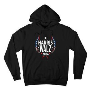 Harris Walz 2024 Kamala Harris Tom Walz Usa Tall Hoodie