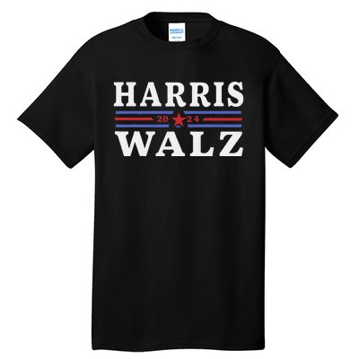 Harris Waltz 2024 Election Kamala Harris Tim Waltz 2024 Gift Tall T-Shirt