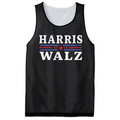 Harris Waltz 2024 Election Kamala Harris Tim Waltz 2024 Gift Mesh Reversible Basketball Jersey Tank