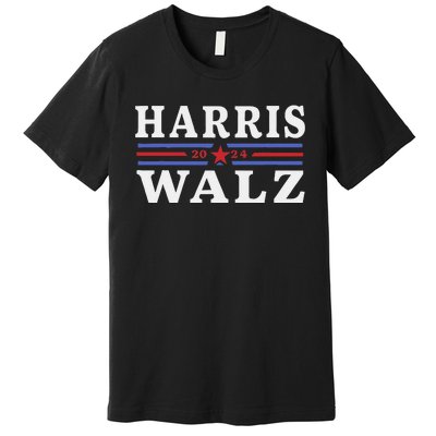 Harris Waltz 2024 Election Kamala Harris Tim Waltz 2024 Gift Premium T-Shirt