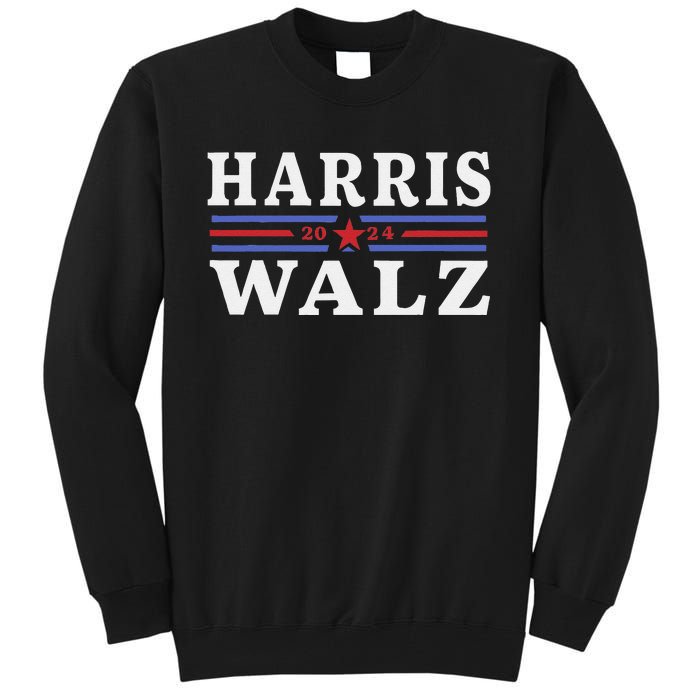 Harris Waltz 2024 Election Kamala Harris Tim Waltz 2024 Gift Tall Sweatshirt