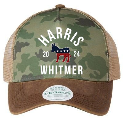 Harris Whitmer 2024 Vote Kamala Harris Gretchen Whitmer 24 Legacy Tie Dye Trucker Hat