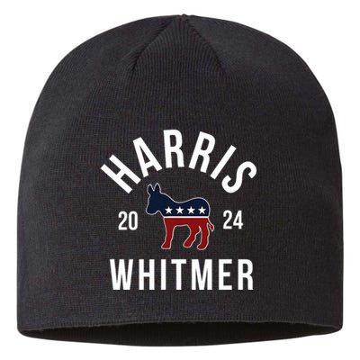 Harris Whitmer 2024 Vote Kamala Harris Gretchen Whitmer 24 Sustainable Beanie