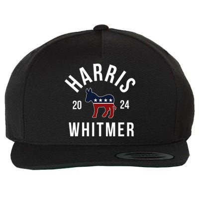 Harris Whitmer 2024 Vote Kamala Harris Gretchen Whitmer 24 Wool Snapback Cap